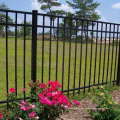 High security Mordern style of Aluminum Residenntial Flat Top Steel  Garden Fence with Modern Design